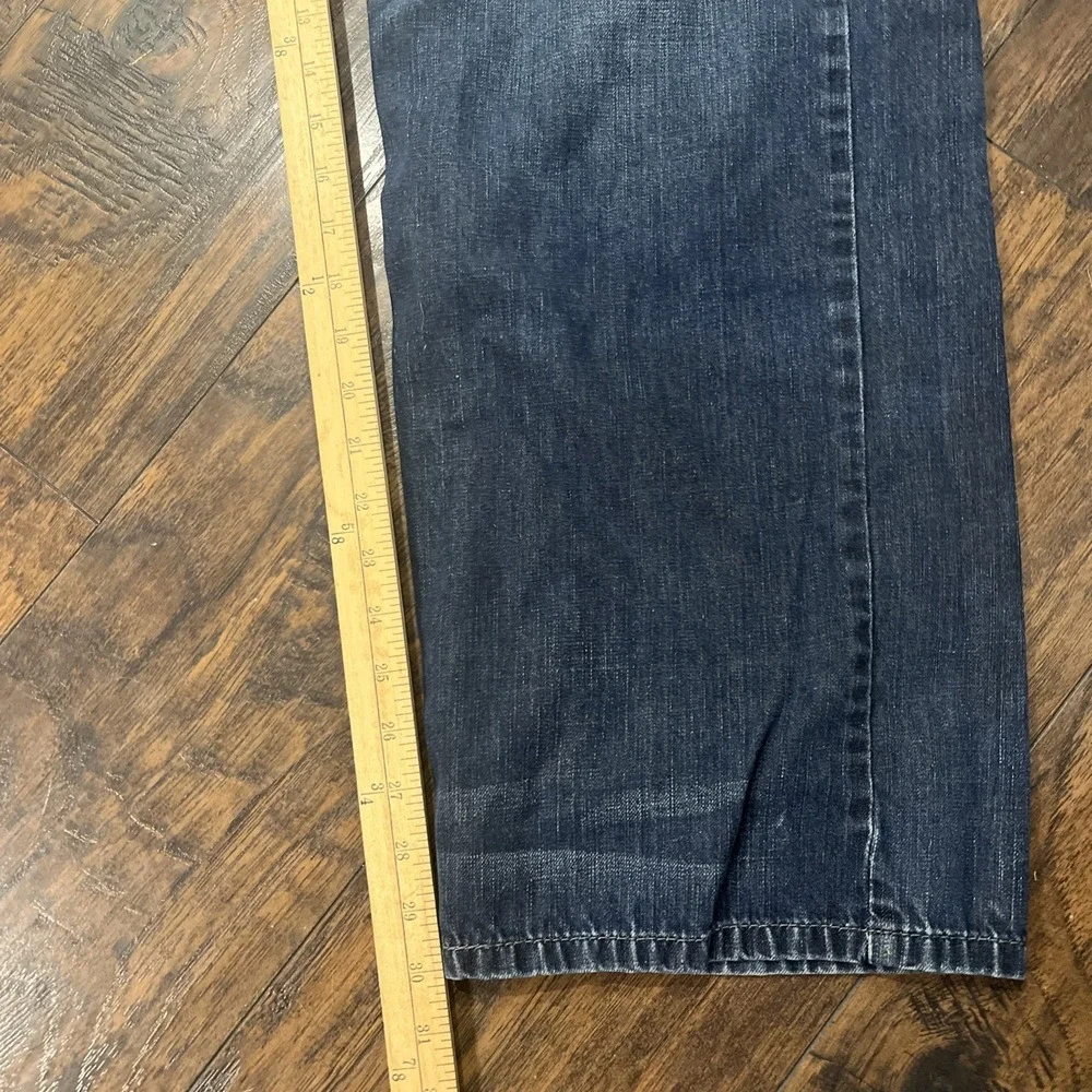 Levi's 569 Loose Straight Jeans Men's 42x30 Dark Wash Denim Relaxed Fit